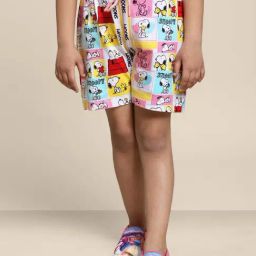 Kidsville Multicolor Cotton Printed Shorts-image-60