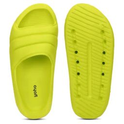 Yoho Women's Dolphy Pastel Green Slides image 4