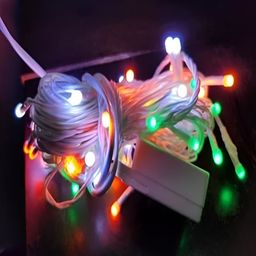 KAVYARA White & Green Rice Shape String Light image 4