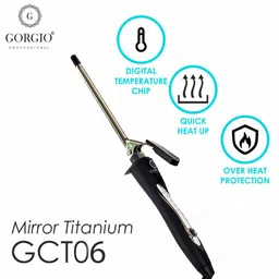 GORGIO PROFESSIONAL Mirror Titanium Hair Curler- GCT06-45