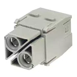 Harting Heavy Duty Connector Inserts / Modules RECTANGULAR HAN MODULE, RECEPTACLE, 2WAY, SCREW, 09140022753-12