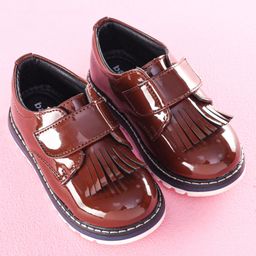 Babyoye Formal Shoes - Brown-image-4