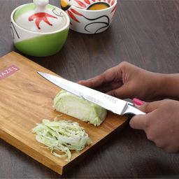 HAZEL Stainless Steel Sharp Paring Knife for Kitchen, Kitchen Knife with Handle, Silver-image-99