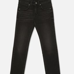 Pepe Jeans Cotton Knit Full Length Solid Jeans - Black-image-75