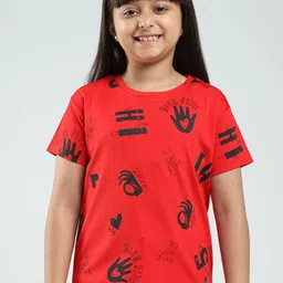 Monte Carlo Girls Graphic Printed Round Neck Top-picture-16