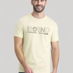 SUN 'N' SUMMER Typography Printed Round Neck Short Sleeves Cotton T-shirt-image-13