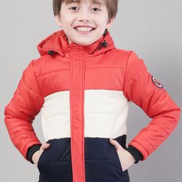 HOUSE OF VEDAS Boys Colourblocked Lightweight Sporty Jacket-image-84