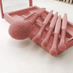 PURRPALAX Set Of 5 Makeup Brush Set With Mirror-23