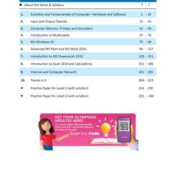 oswaal books Oswaal One for All Olympiads Previous Year Solved Papers Class 5 Cyber For 2025 Exam image 4