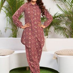 Moda Rapido Printed Top With Trousers Co-Ord-picture-15
