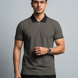 ADRO Men Grey Cotton Tshirts-picture-20