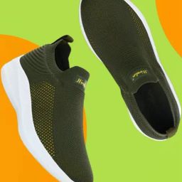 Hirolas Men's Olive Running Shoes-image-71