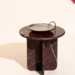 Muun Home Grey Norge Marble Short Table (20 mm)-image-53