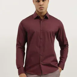 United Colors Of Benetton Wine Slim Fit Shirt-picture-3