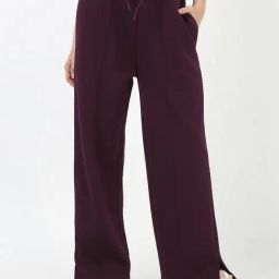 Bewakoof Purple Regular Fit Solid Trackpants-picture-35