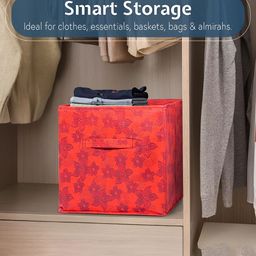 Aura Red Set of 4 Regular Multi-Utility Organisers image 5