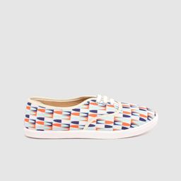 Kook N Keech Women Blue & Orange Printed Sneakers-picture-29