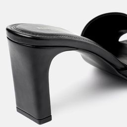 Kenneth Cole Block Heels with Metallic Details image 4