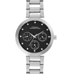 French Connection Women Dial & Stainless Steel Analogue Watch FCN0118BSM-58