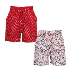 Cutecumber Kids Red & White Printed  Shorts (Pack of 2)-image-70