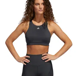 Adidas Dark Grey MS Sports Bra-image-22