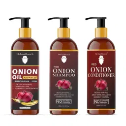 UrbanMooch Onion Hair Oil, Onion Shampoo & Onion Conditioner Set - 600 ml-18