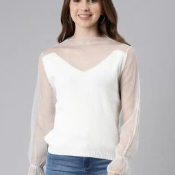 SHOWOFF White Regular Fit Top-image-38