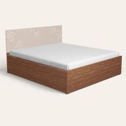 Godrej Interio Upmods Flowr Engineered Wood Queen Box Bed - Brown & Cream, Knock Down-image-19