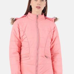 VOXATI Pink Quilted Jacket-image-63