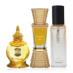 Ajmal Mukhallat Al Wafa Cp, Impress Cp & Aretha Eau de Parfum Combo for Unisex-image-27