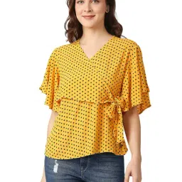 Pepe Jeans Yellow Printed Top-11