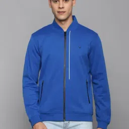 Allen Solly Blue Cotton Regular Fit Sweatshirts-picture-45