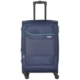 Aristocrat Navy Medium Soft Cabin Trolley - 69 cm-image-53