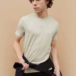 Kappa Beige Cotton Regular Fit Sports T-Shirts-image-21