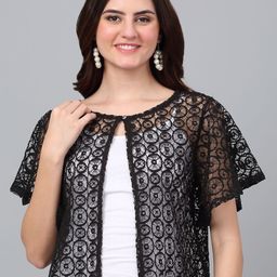 Dressitude Women Button Shrug-15