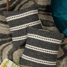 Hosta Homes Multi Cotton Abstract Cushion Covers-image-95