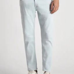 Louis Philippe Blue Cotton Slim Fit Jeans-picture-6