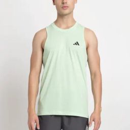 Adidas Green Slim Fit Sports T-Shirt-image-46