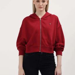 CALVIN KLEIN Red Cotton Sweatshirt-43