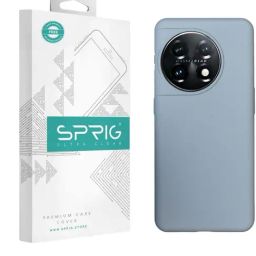 Sprig Liquid Silicone Back Cover for OnePlus 11 5G (Blue)-image-86