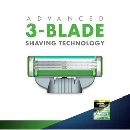 Gillette Men Set of 2 MACH3 Sensitive Manual Shaving Razor Blade Cartridges image 4