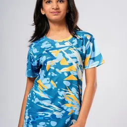 UMILDO Girls Sports Printed Dri-FIT T-shirt-image-33