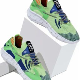 Rapid Box Men's Green Running Shoes-43