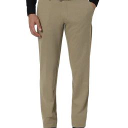 Van Heusen Khaki Slim Fit Trousers-image-27