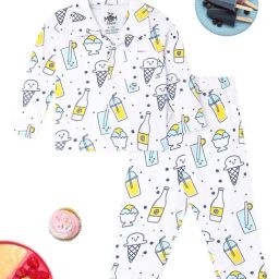 The Mom Store Multicolor Cotton Printed Rompers - Pack of 2-image-93