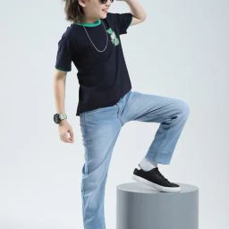 Monte Carlo Boys Navy Blue Regular Fit T-Shirt-picture-32