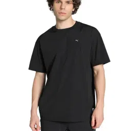 Puma Mmq Black Relaxed Fit Solid T-Shirt-image-53