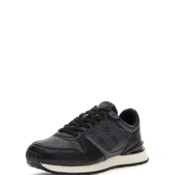 Guess Men Black Printed Lace-up Sporty Sneakers-picture-9