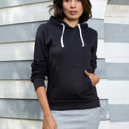 Campus Sutra Black Regular Fit Hoodie-picture-3