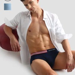 U.S. Polo Assn. Navy & Blue Regular Fit Briefs - Pack of 2-picture-32